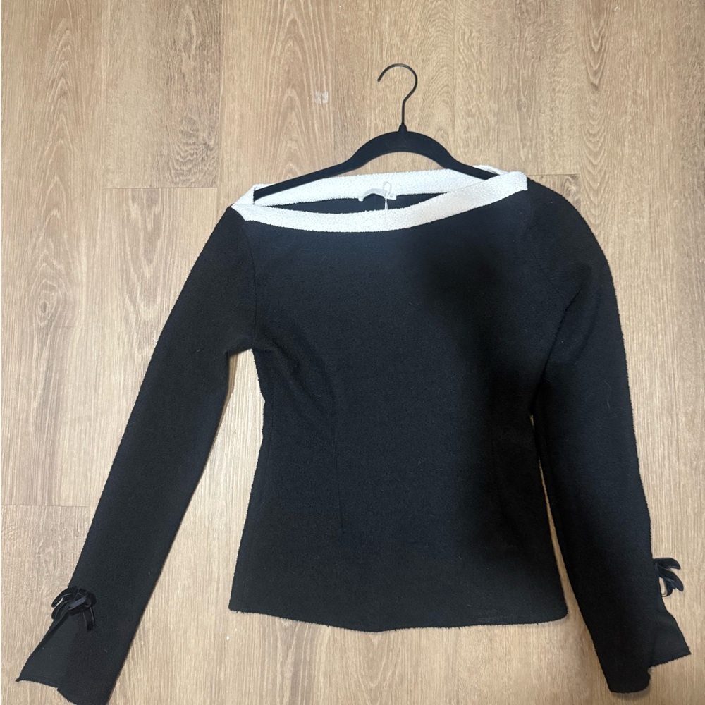 ZARA fitted black top S - Picture 10 of 13